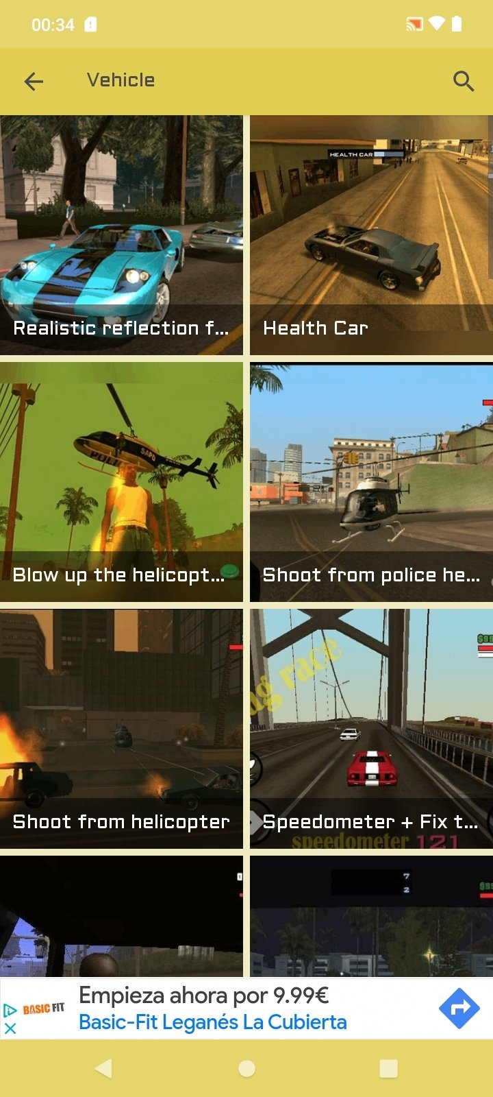 TOP GTA San Andreas Cheats APK برای دانلود اندروید