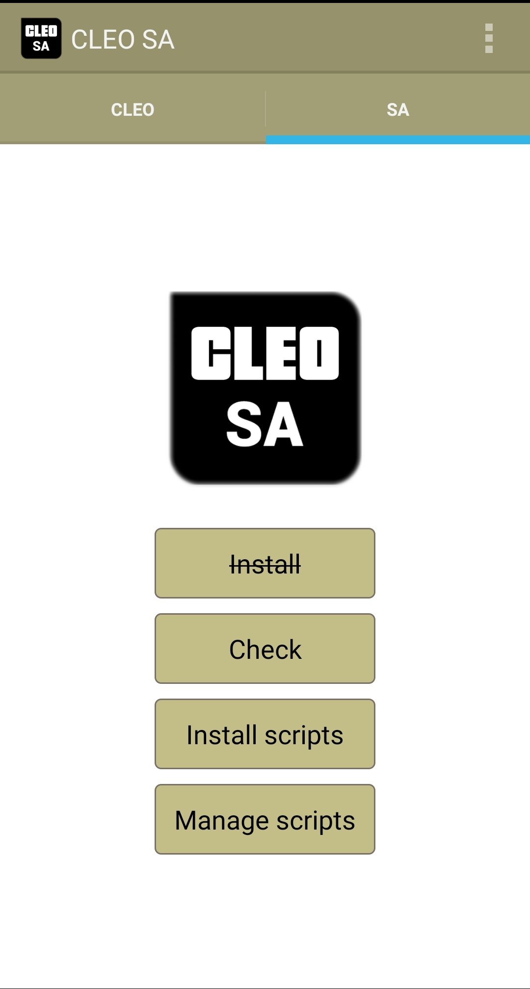 gta san andreas with cleo menu apk