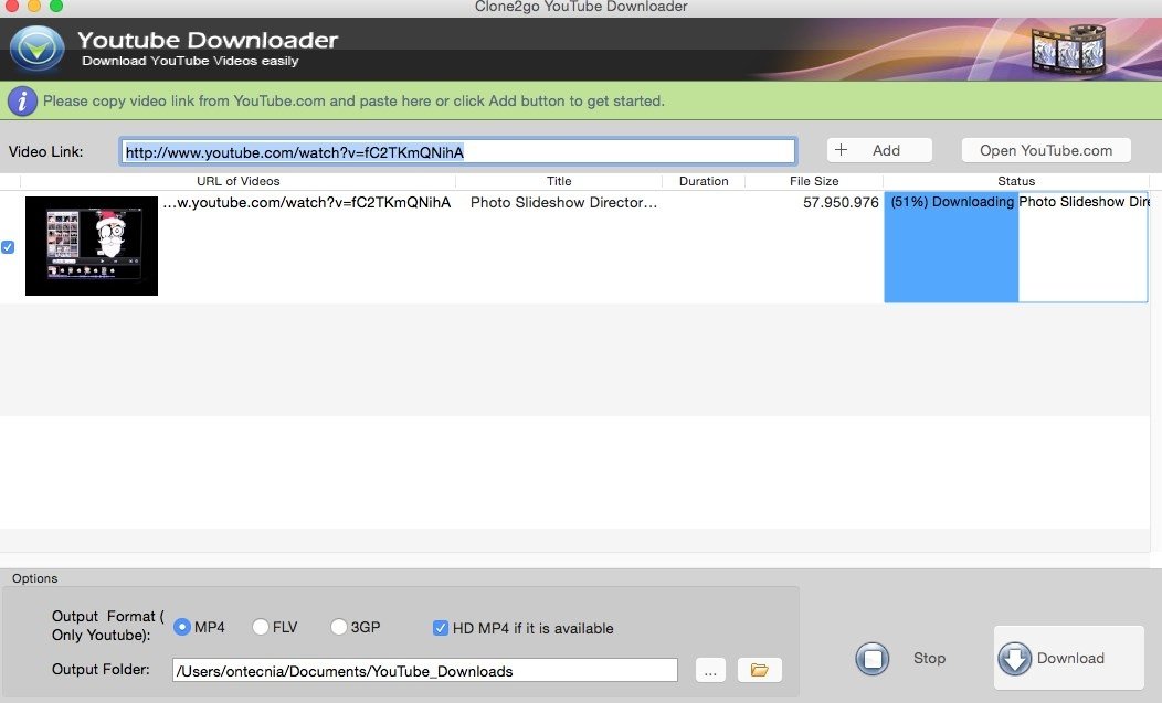 clone2go free youtube downloader for mac