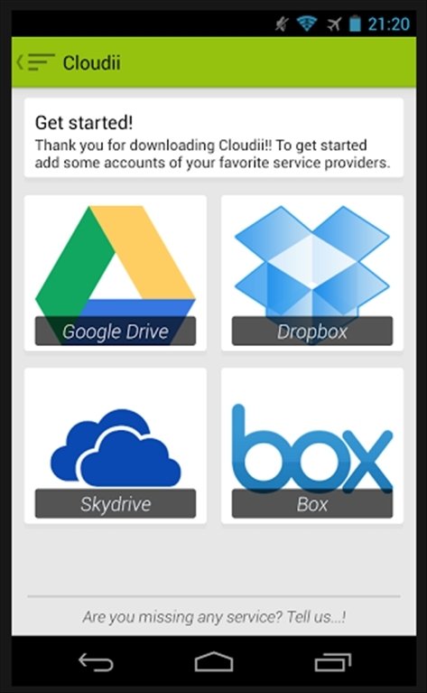 Cloudii Android 