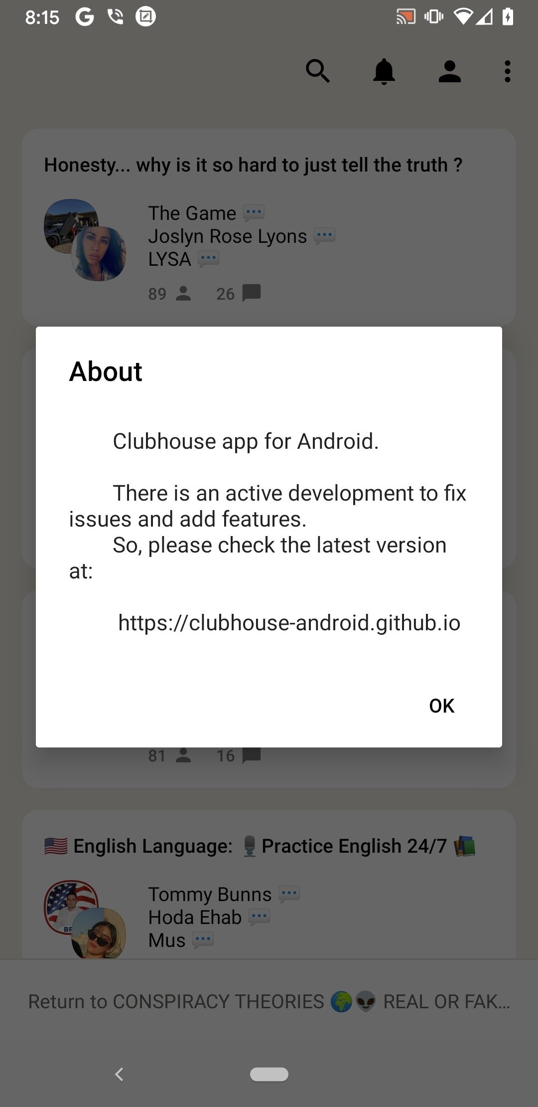 Clubhouse for Android - Download the APK from Uptodown