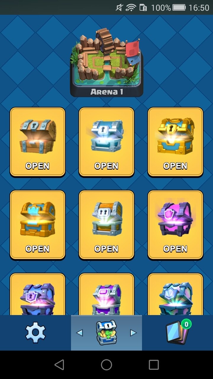 Opening chests sale in clash royale