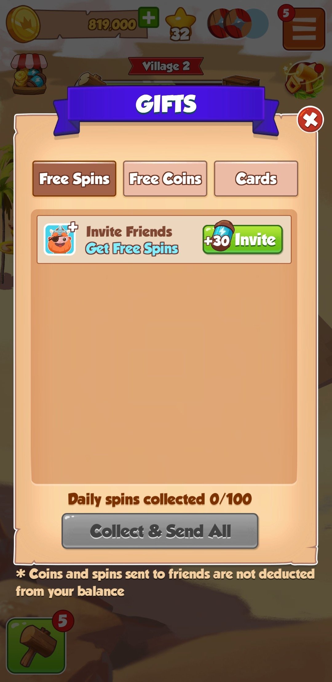 coin master free spin daily