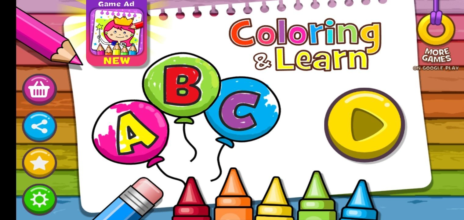 Baixar & Jogar Colorir e Aprender no PC & Mac (Emulador)