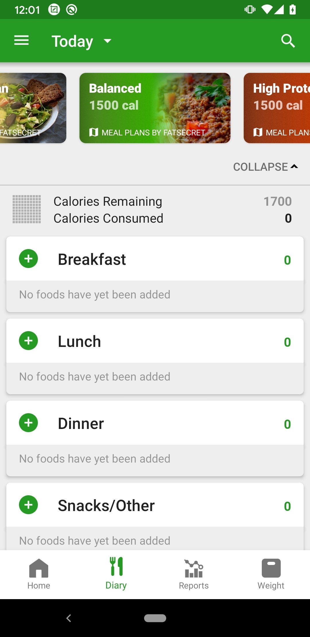 Calorie Counter Android