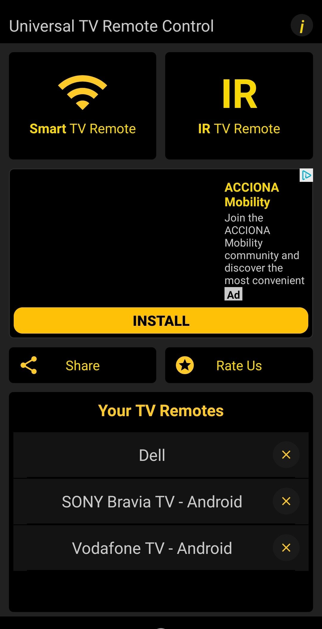 Superioridad fricción Novedad Universal TV Remote Control APK Download for Android Free