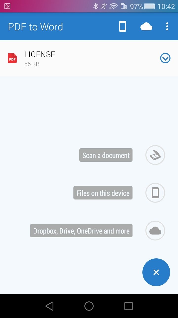 PDF to Word Converter 3.0.50 - Скачать для Android APK бесплатно