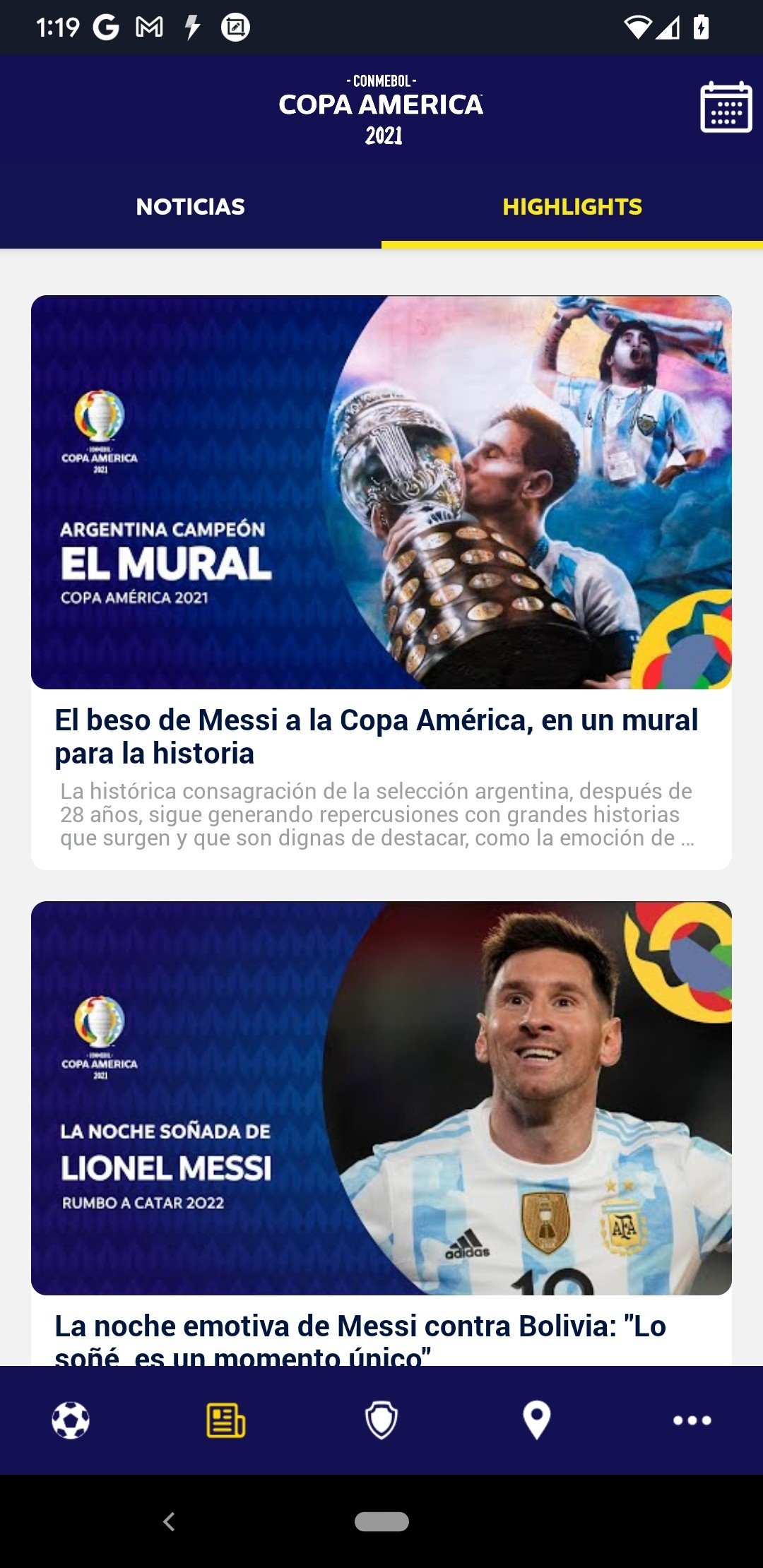 Copa America 2015 Android