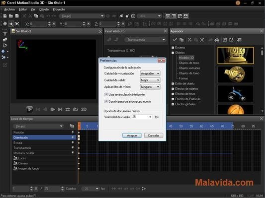 corel motion studio 3d templates free download