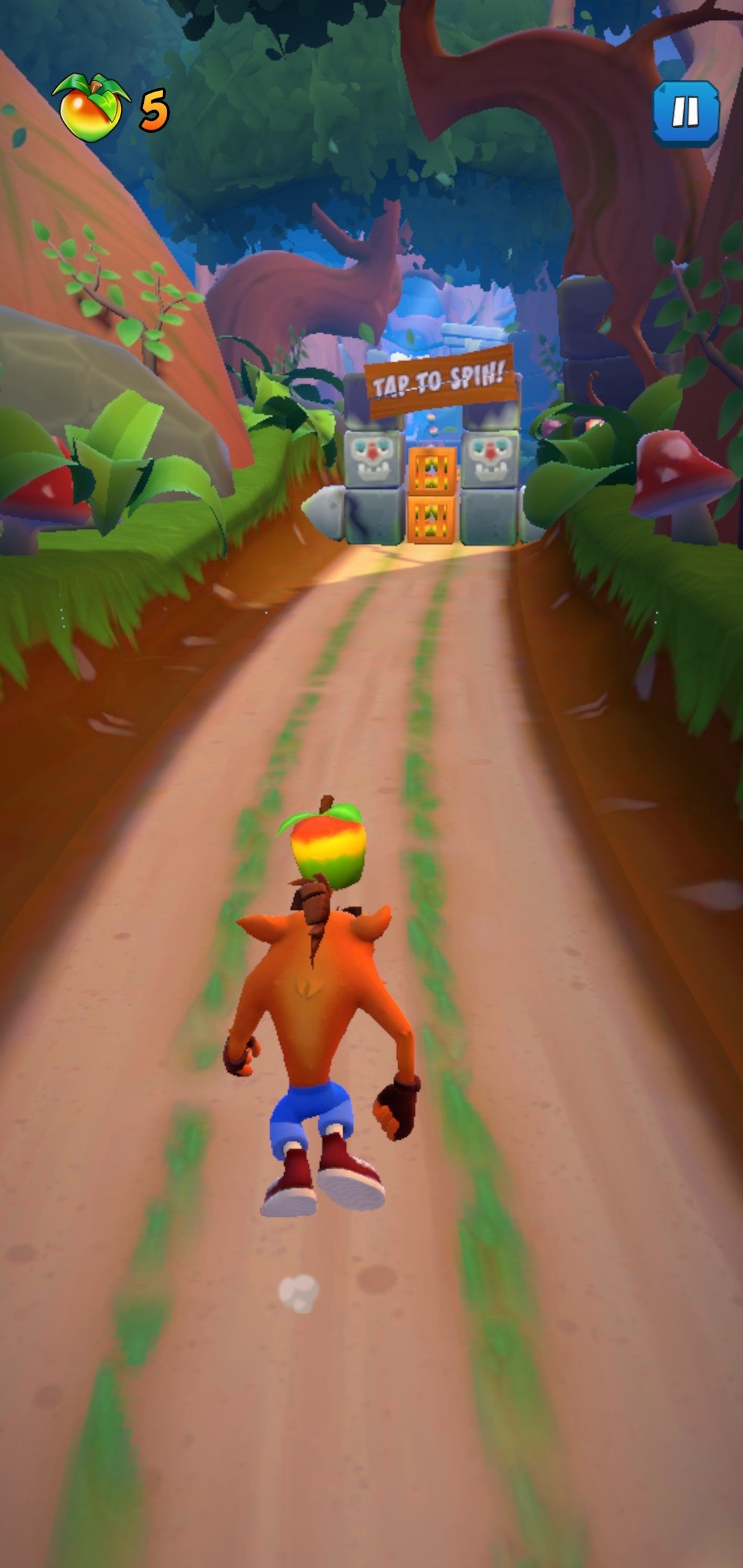 crash bandicoot on the run apk