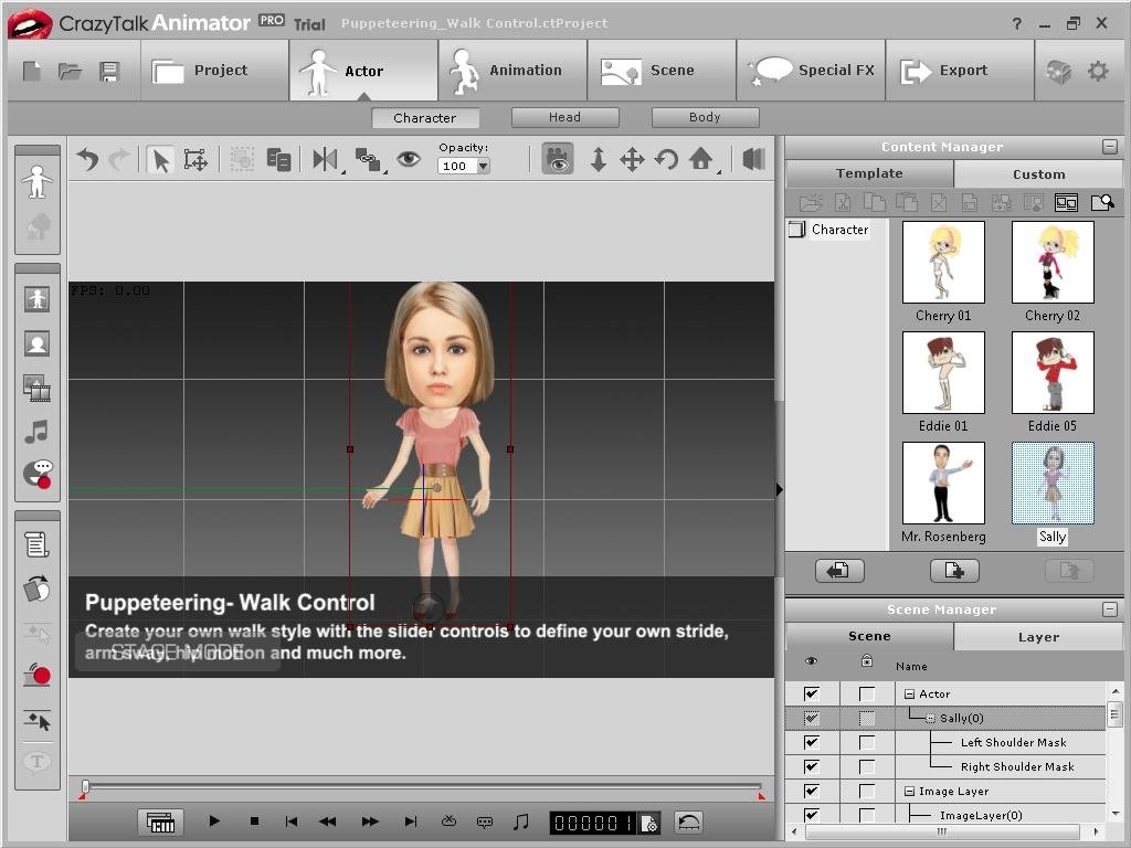 Crazy Talk Animator  - Download for PC Free