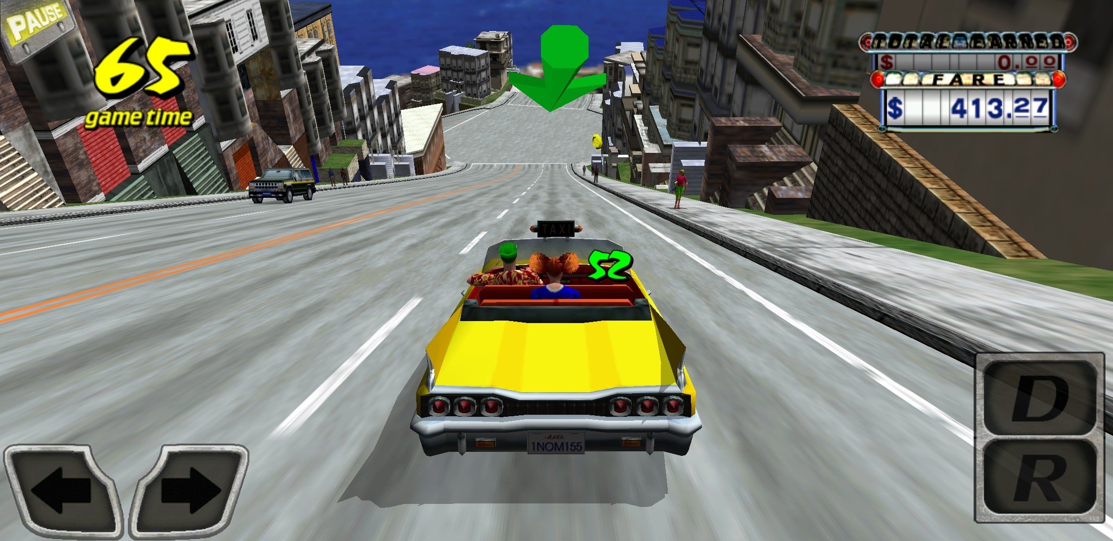 The original 'Crazy Taxi' is free to play on your smartphone