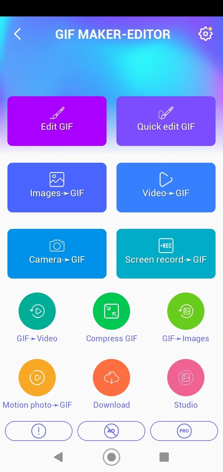 Criador de GIF, Editor de GIF, Vídeo para GIF - Baixar APK para Android