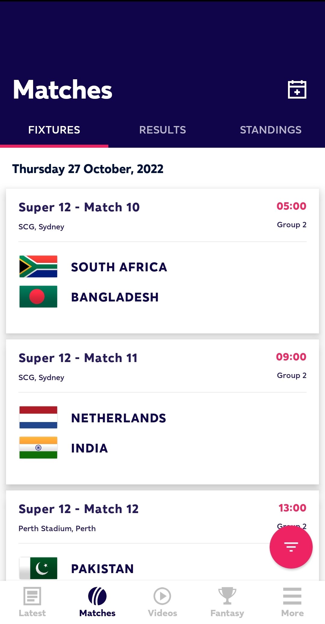 ICC Cricket World Cup 2019 Android