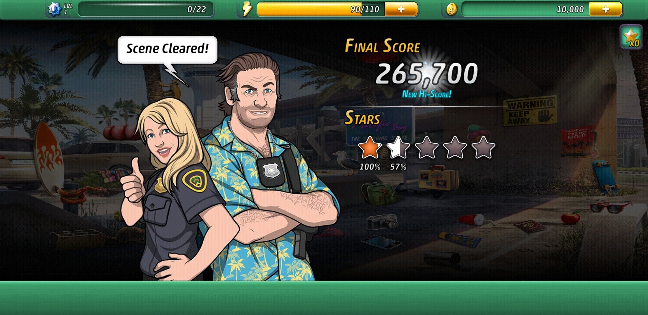 what is the current version of criminal case pacific bay on facebook