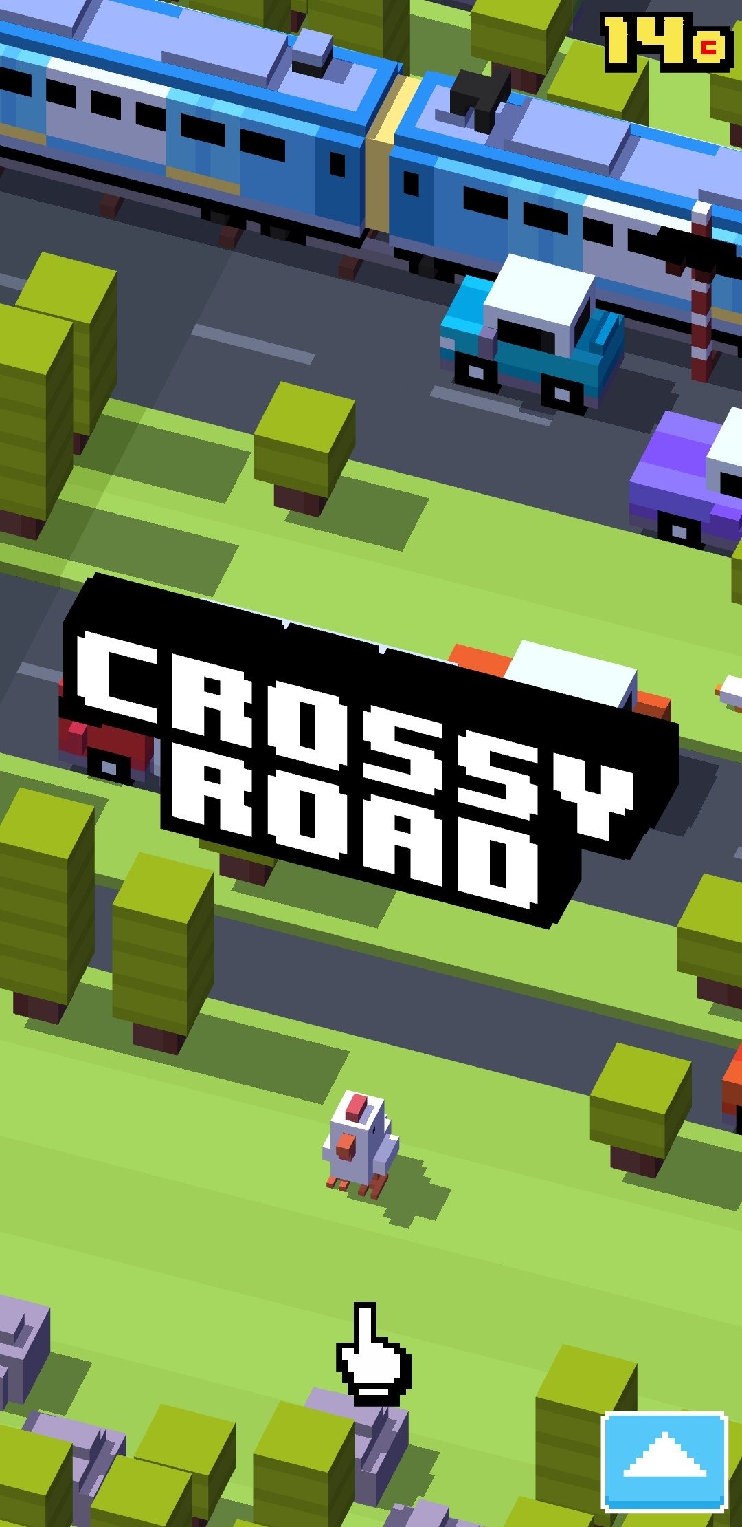 crossy road background