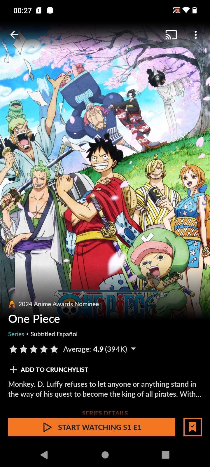 Crunchyroll for Android - Download the APK from Uptodown