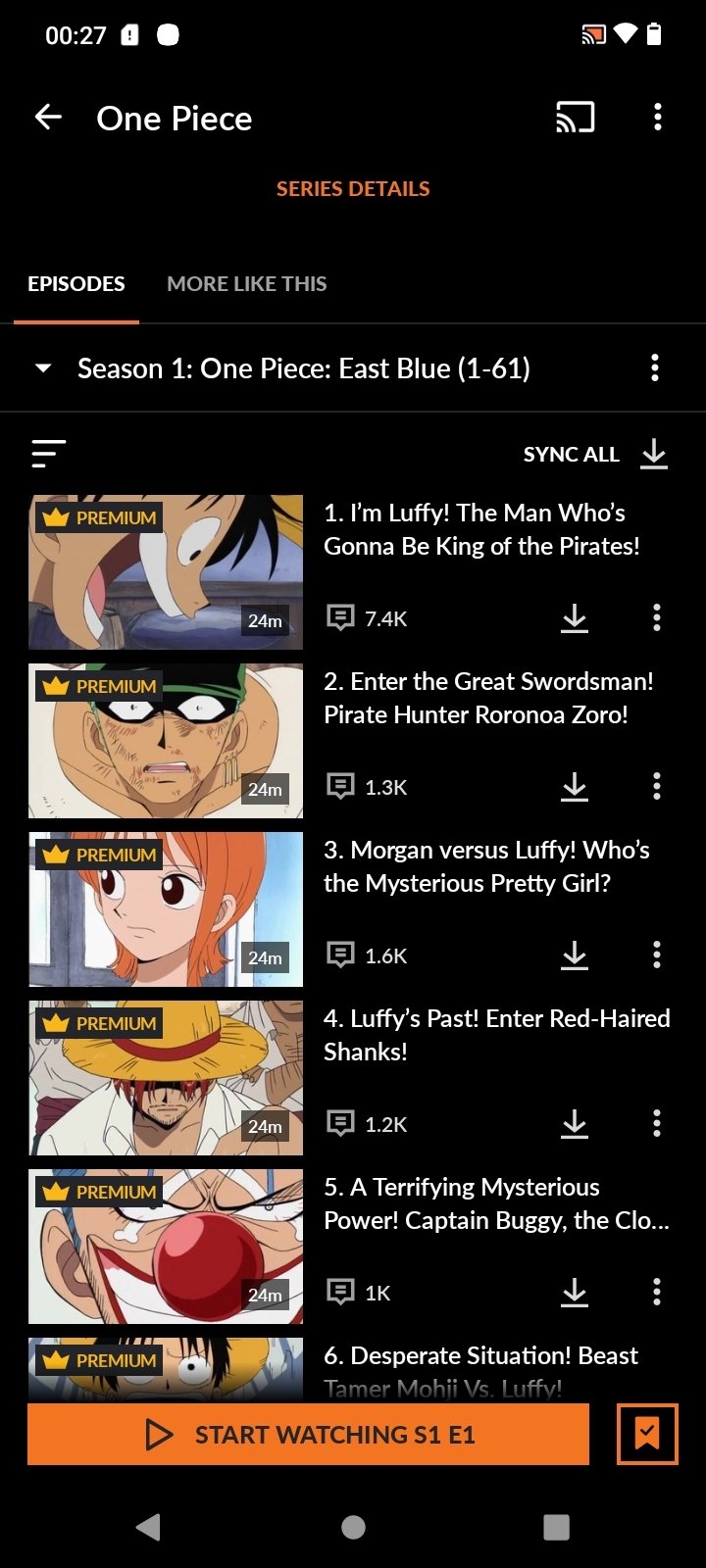 Crunchyroll::Appstore for Android