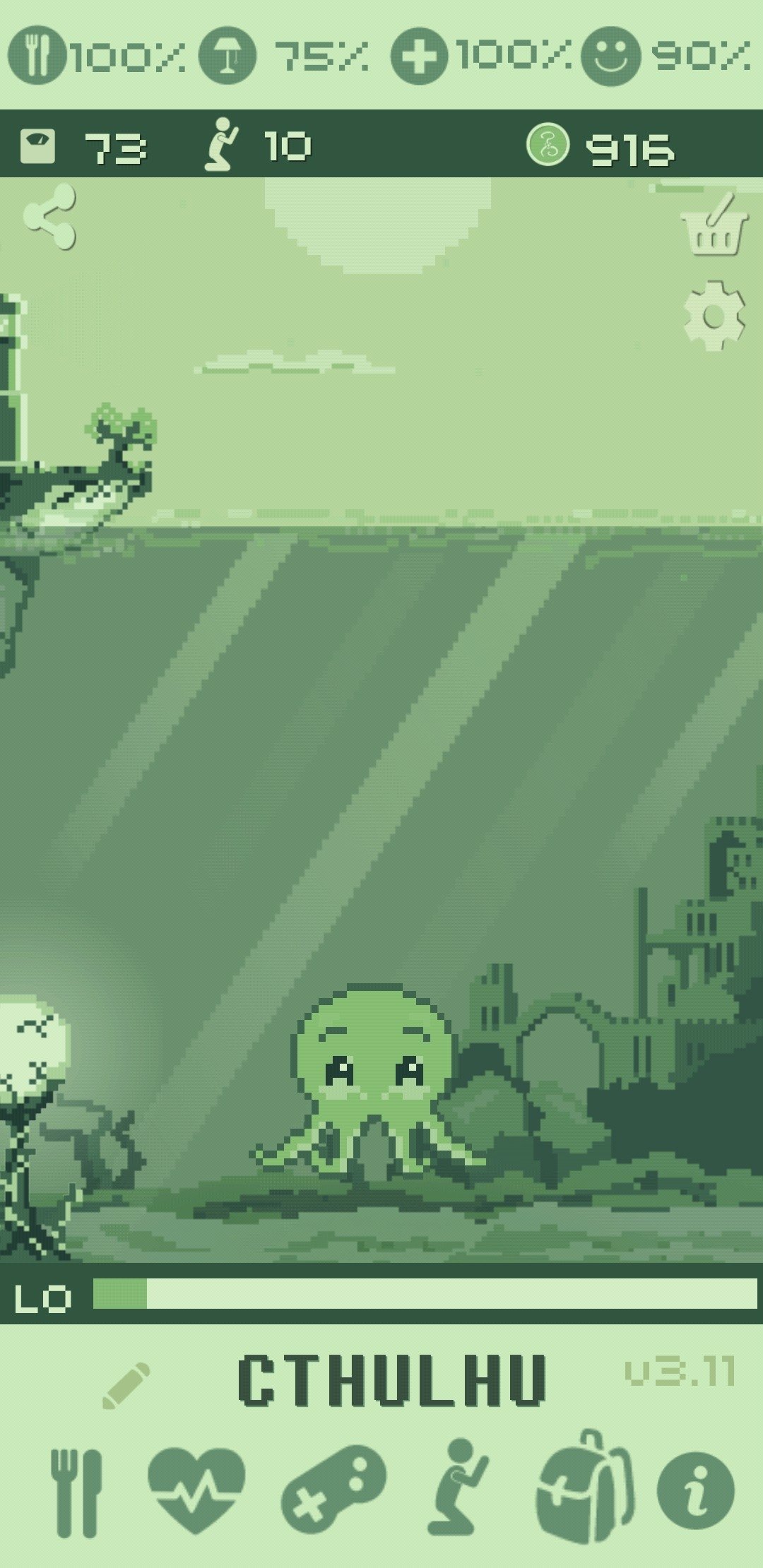 Cthulhu Virtual Pet Android