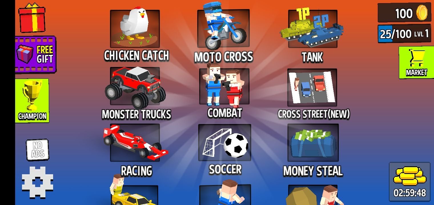 Download do APK de Cubic 2 3 4 Jogos de Jogador para Android