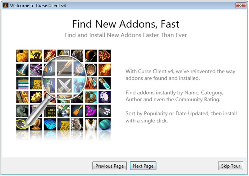 Wow classic addons curse client