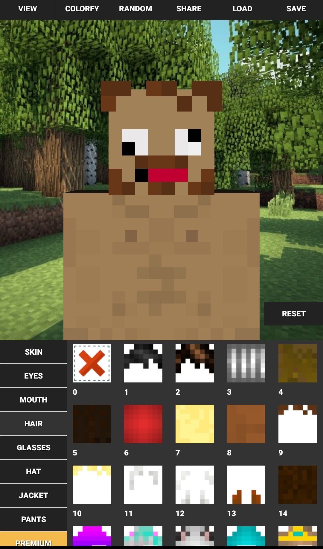 برنامه Custom Skin Creator Minecraft - دانلود