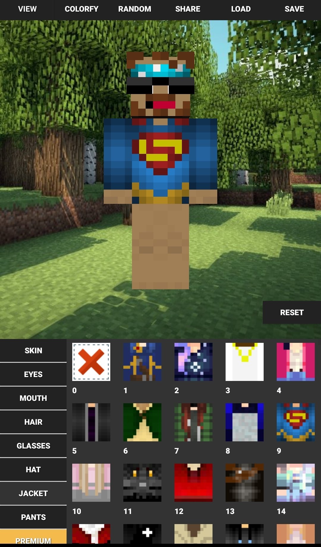 Skin editor for Minecraft with 3D View APK + Mod for Android.