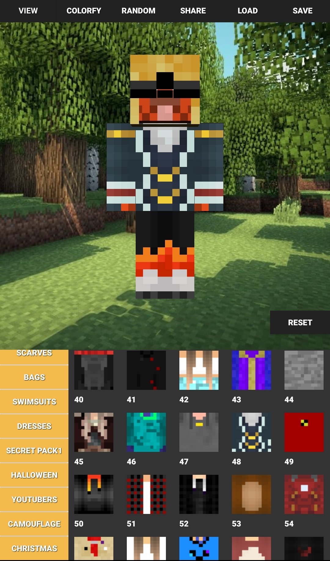 custom minecraft skins