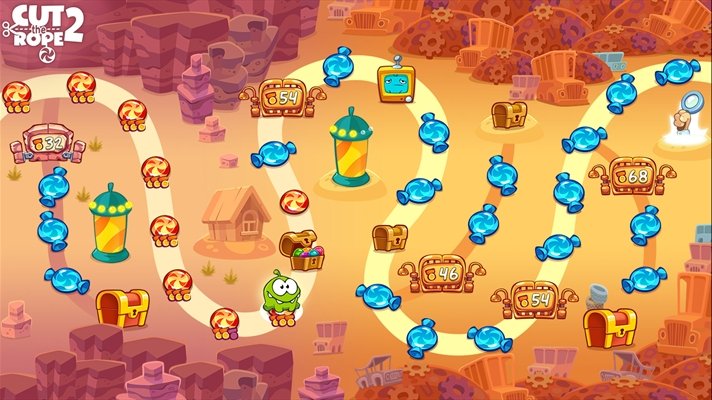 Screenshot of Cut the Rope 2 (Windows Apps, 2013) - MobyGames