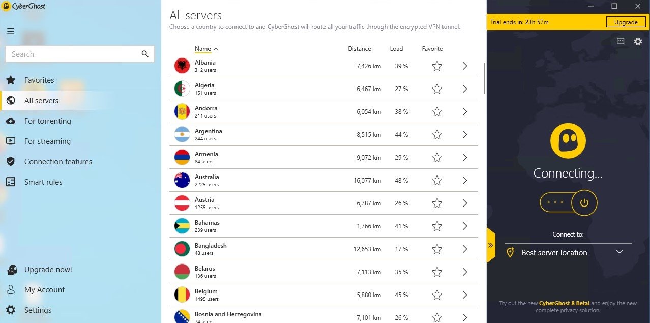 cyberghost vpn torrents