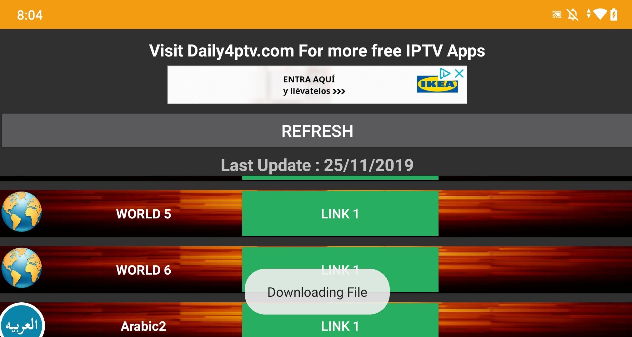 Daily IPTV M3u 15 2 Descargar Para Android APK Gratis