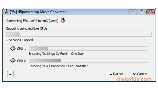 dbpoweramp music converter choose higher quality