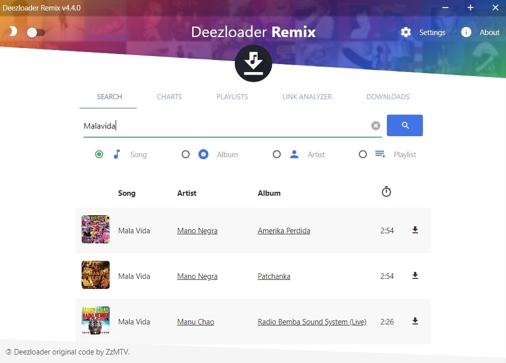DeezLoader Remix 4.4.1 - Descargar para PC Gratis
