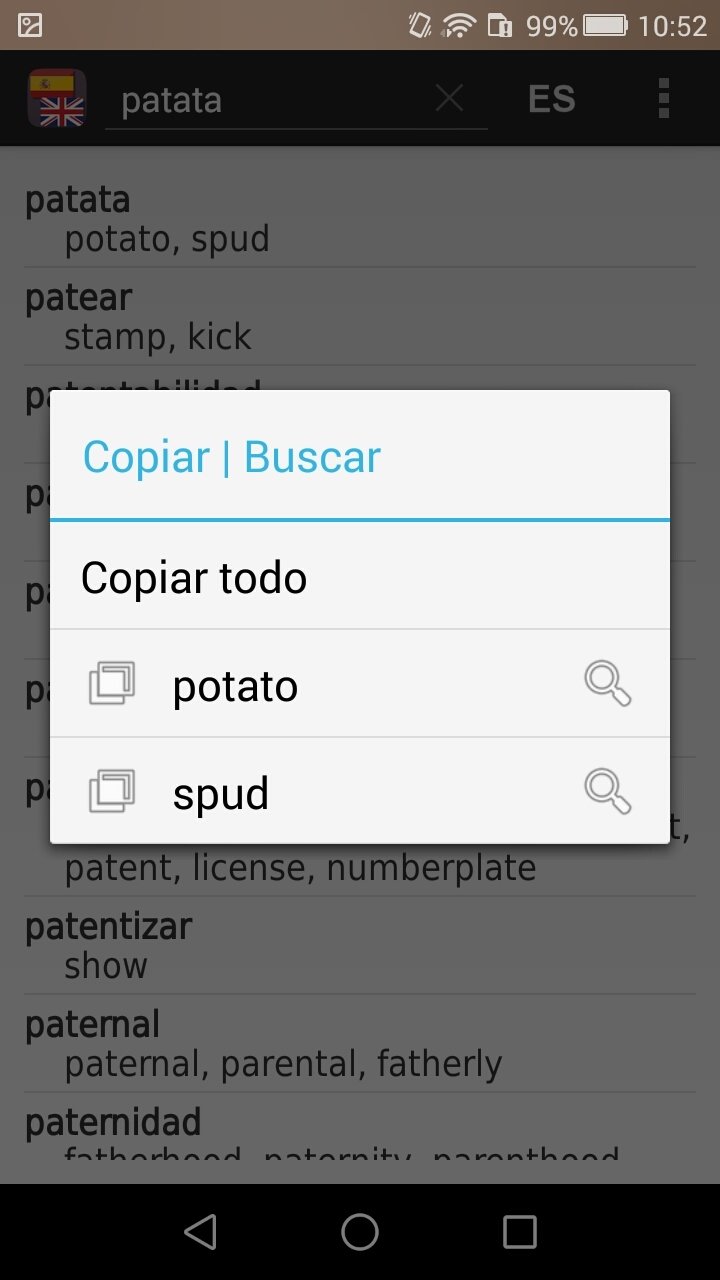 Descarga de APK de Catalán - Inglés Traductor (Traduccion, sinonimos) para  Android