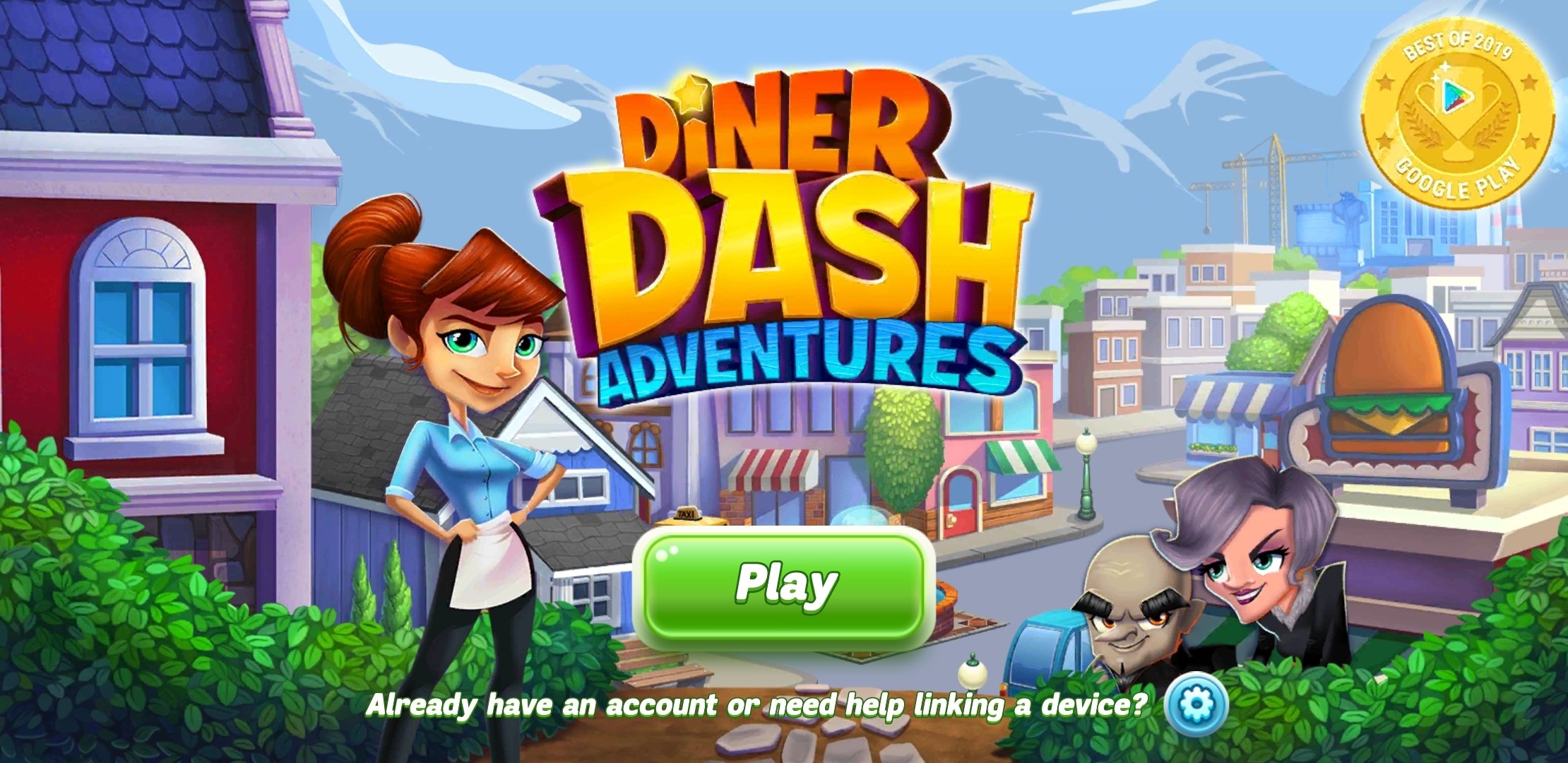 diner dash game keeps closing android