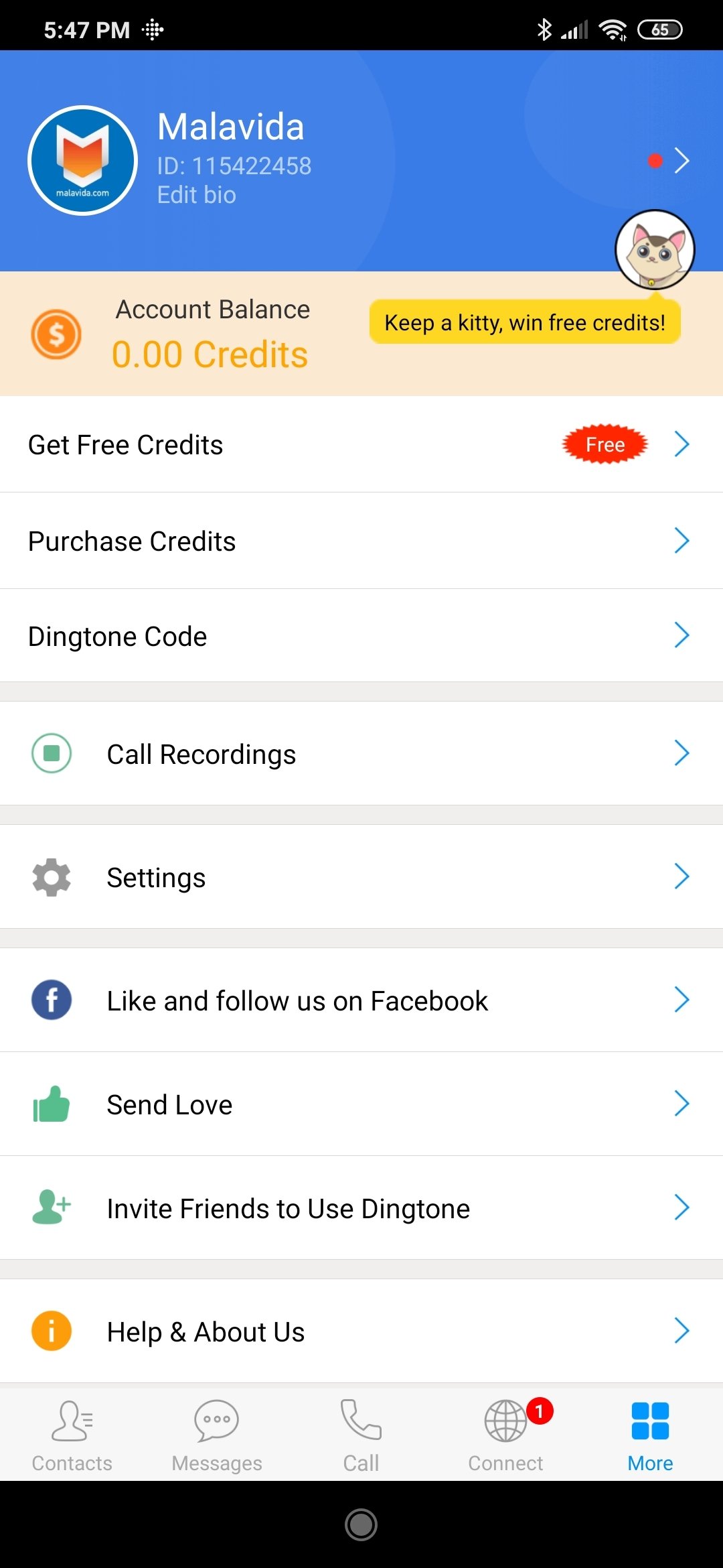 Dingtone free calling & free texting 