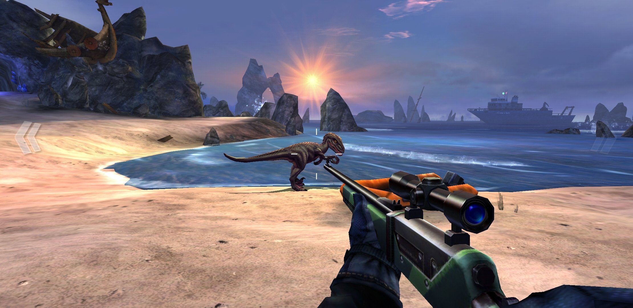 Dinosaur hunter deadly shores. Game for Android - Download