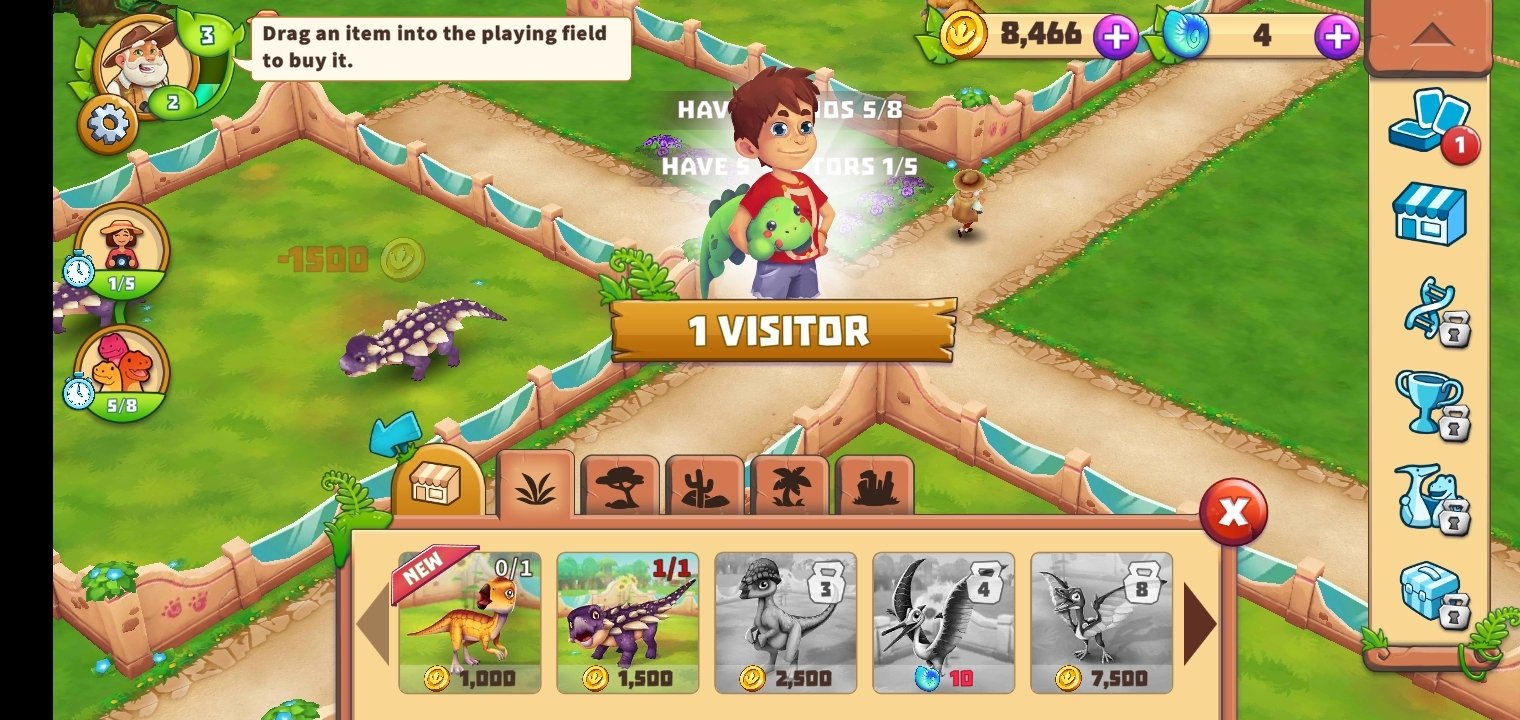 3D Dinosaur park simulator Game for Android - Download