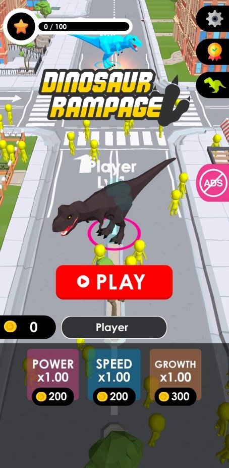 Download do APK de Dinossauro Rampage Ataque Jogo para Android