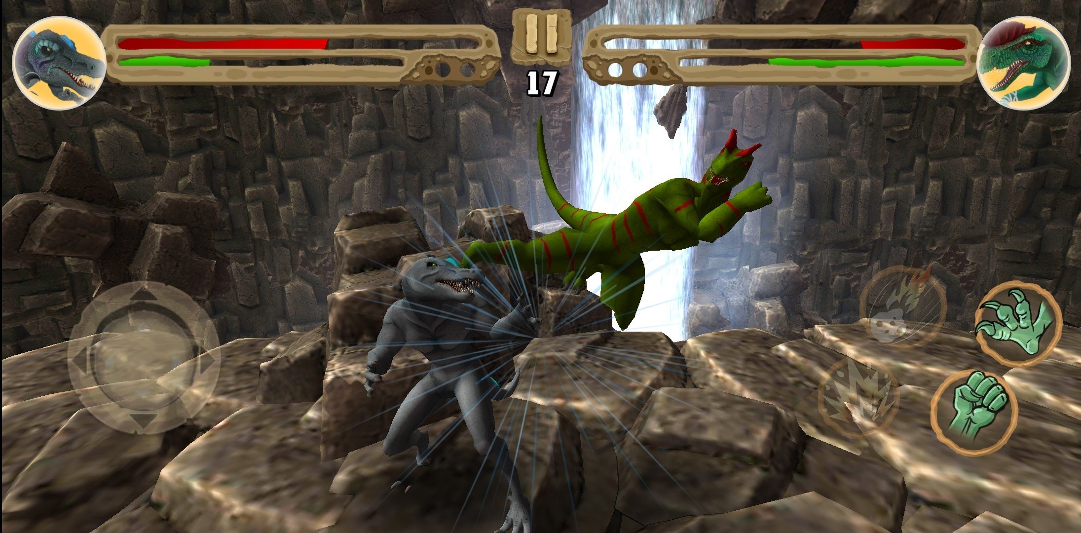 dinosaur fighting games free