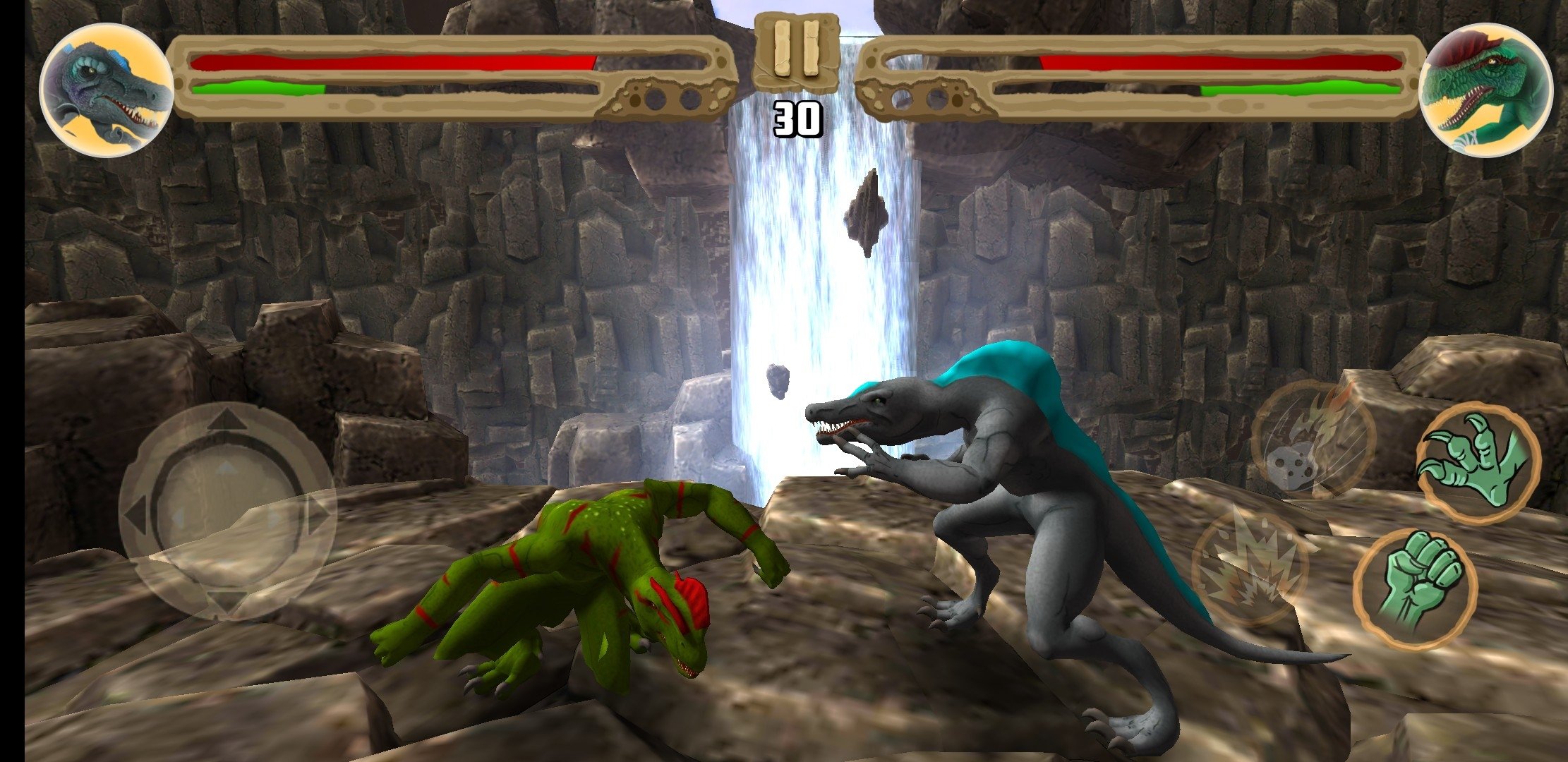 dinosaur fighting games free
