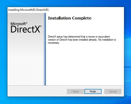 directx7 for windows 10
