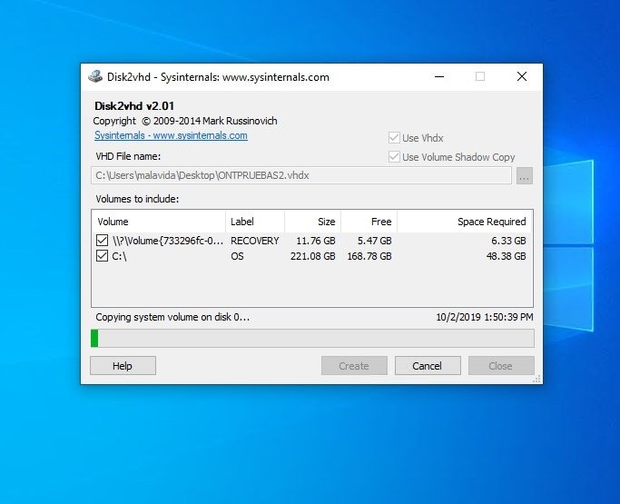 disk2vhd download