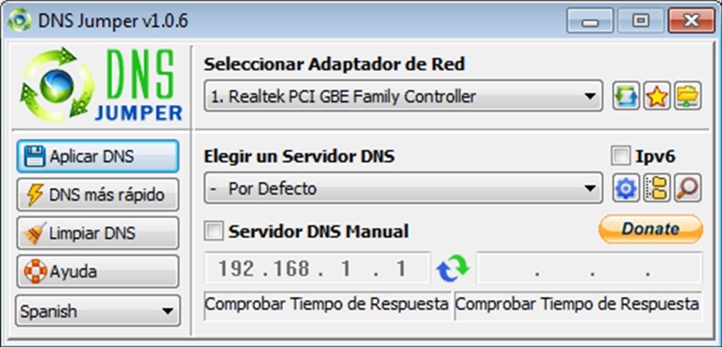 Как настроить dns jumper