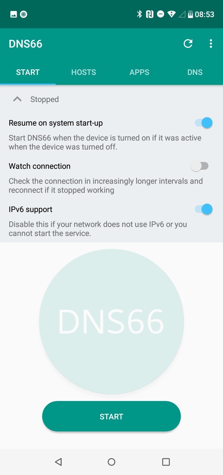 DNS66 Android 