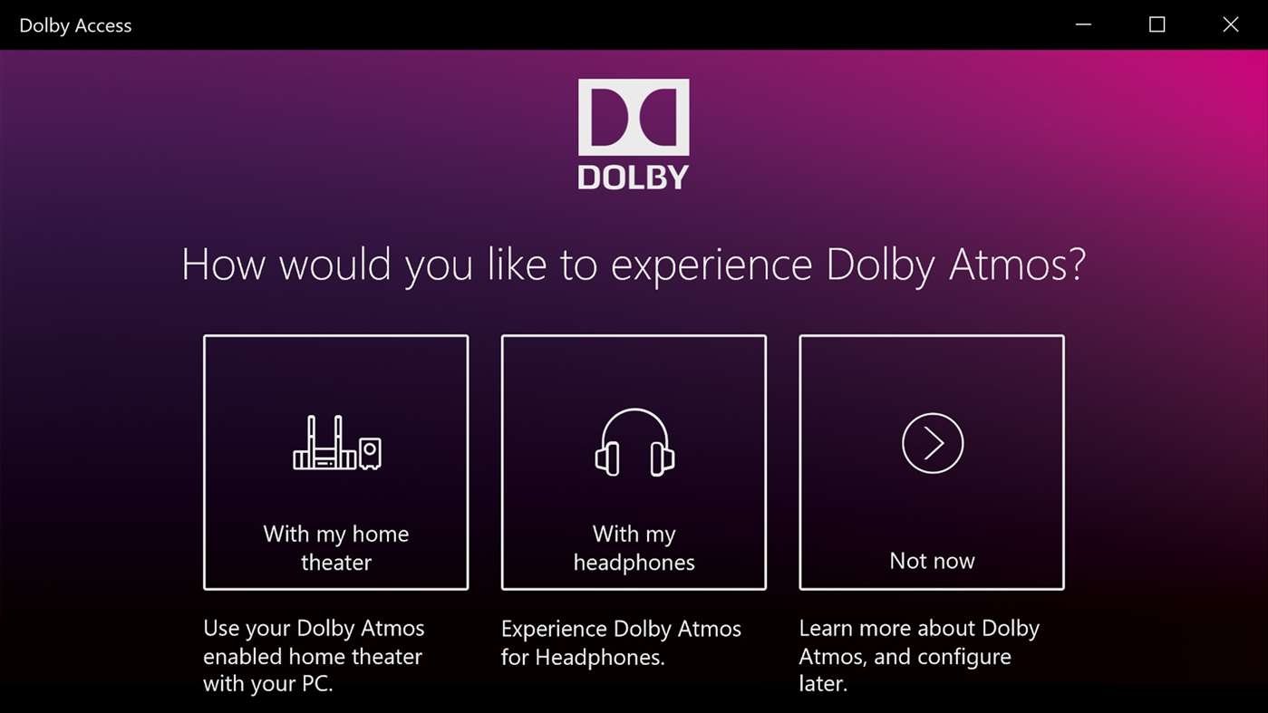 download dolby for pc