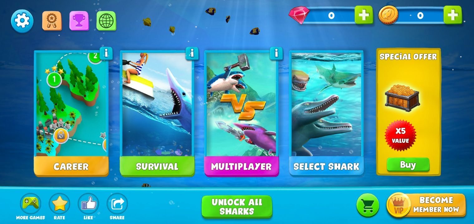 Double Head Shark Attack - Multiplayer