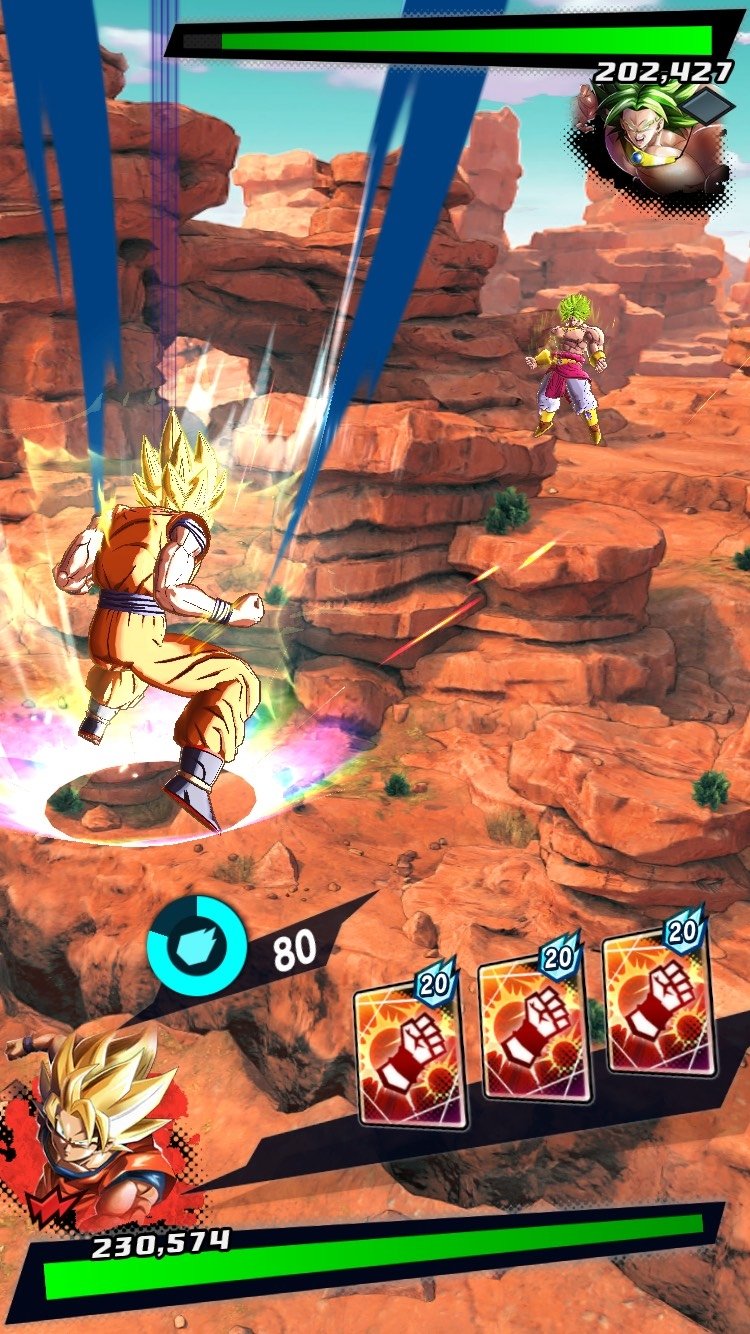 the dragon ball legends mobile game
