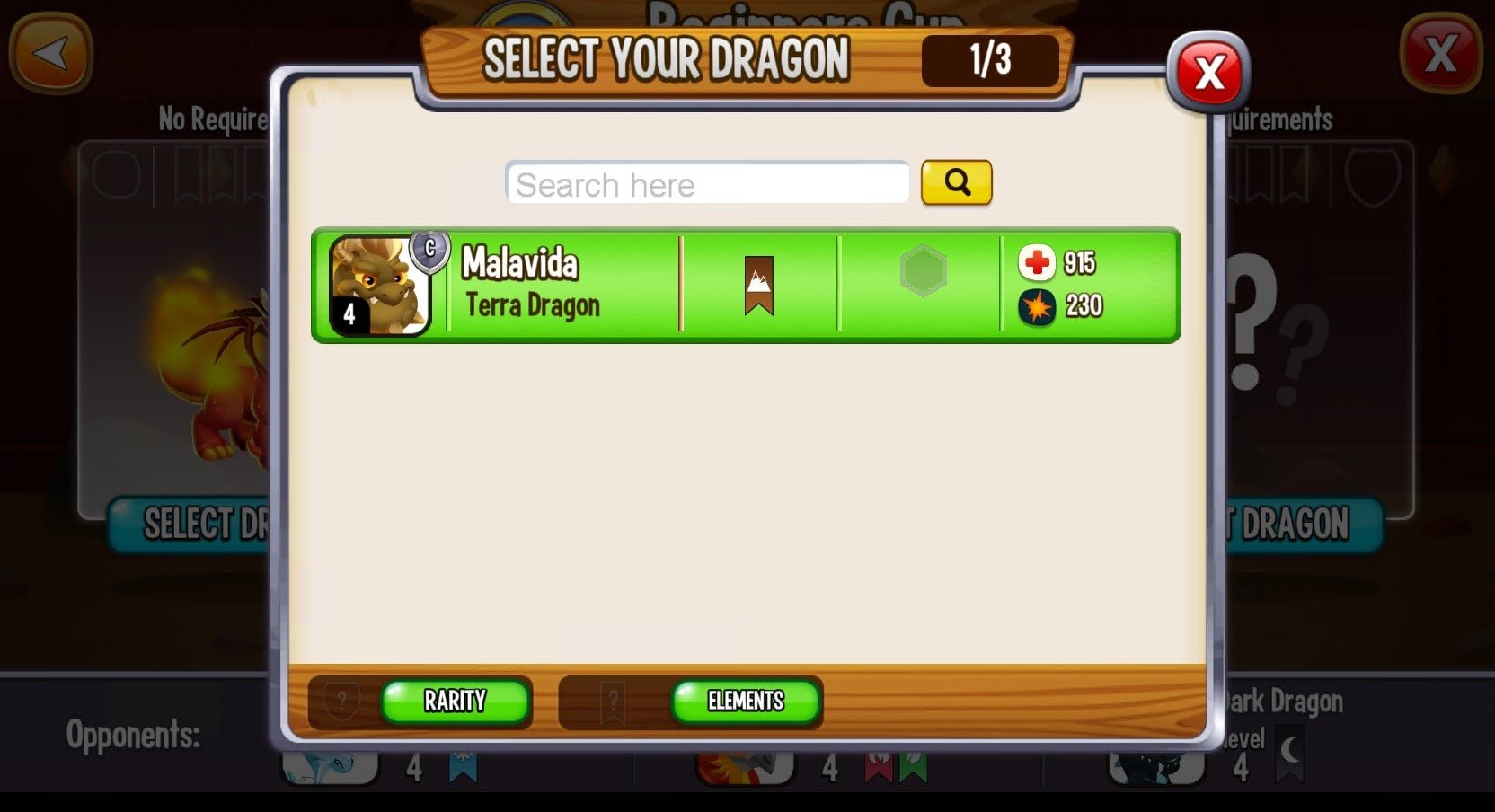 dragon city co op city menu