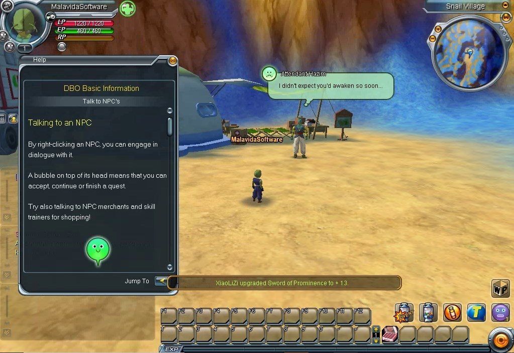 Sleopand: MMO de navegador: Dragon Ball Z RPG Online